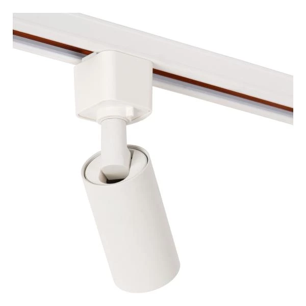 Lucide TRACK RITMO Foco de riel - Sistema de carril monofásico / Iluminación con rieles - 1xGU10/MR11 - Blanco (Extensión) - detalle 1